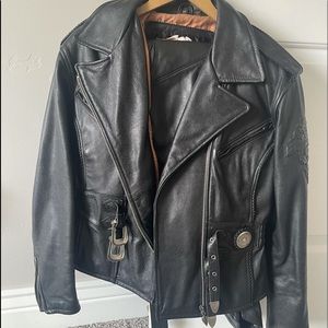 Harley Davidson Leather Jacket & Chaps